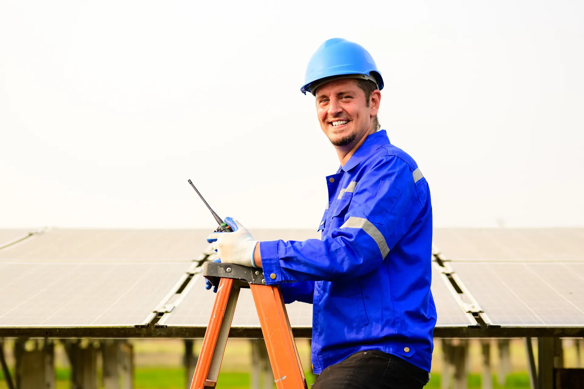 Installation de panneaux solaires